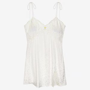 For-love-lemons Women's White and Cream Dress